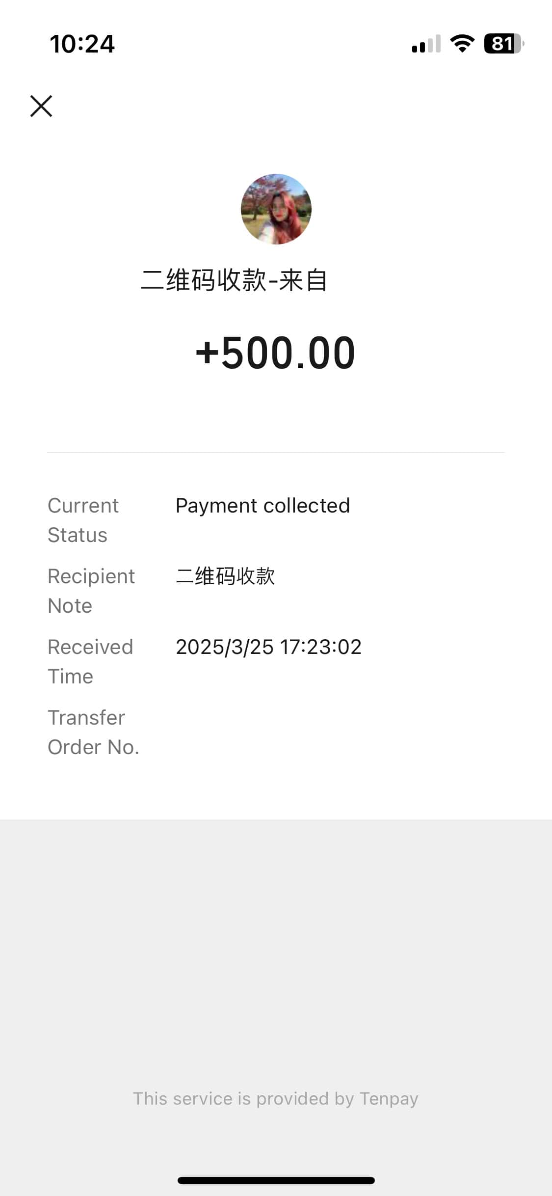 nhận chuyển tiền wechat