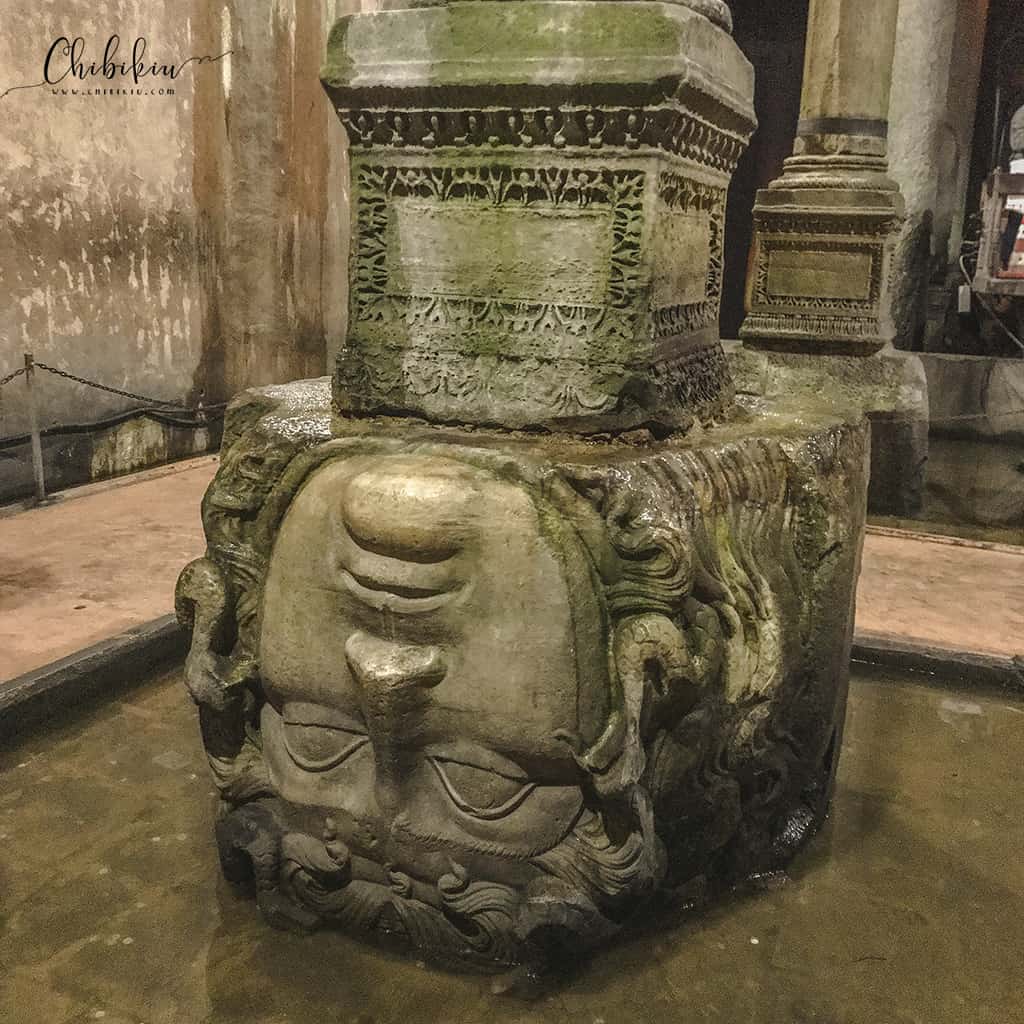 medusa head basilica cistern